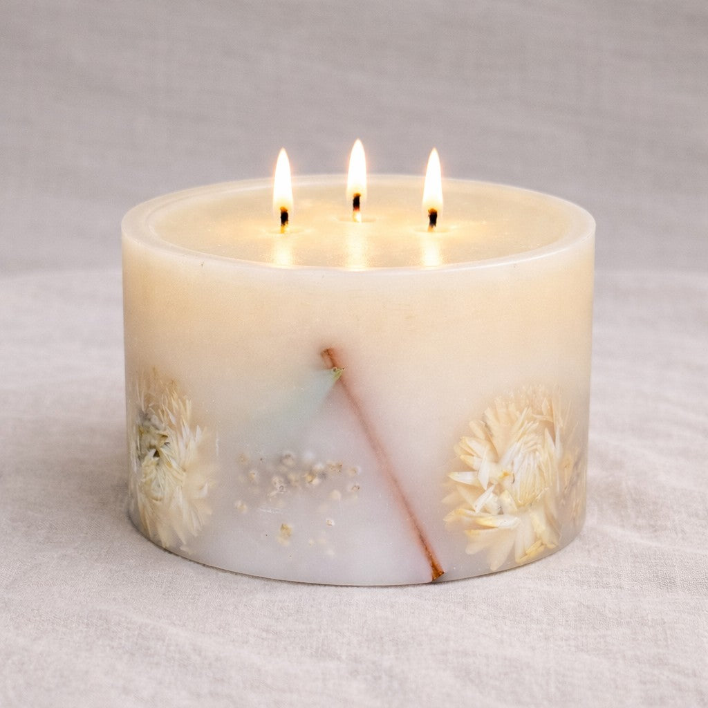CEDARWOOD & CASHMERE 150mm 3 wick botanical candle