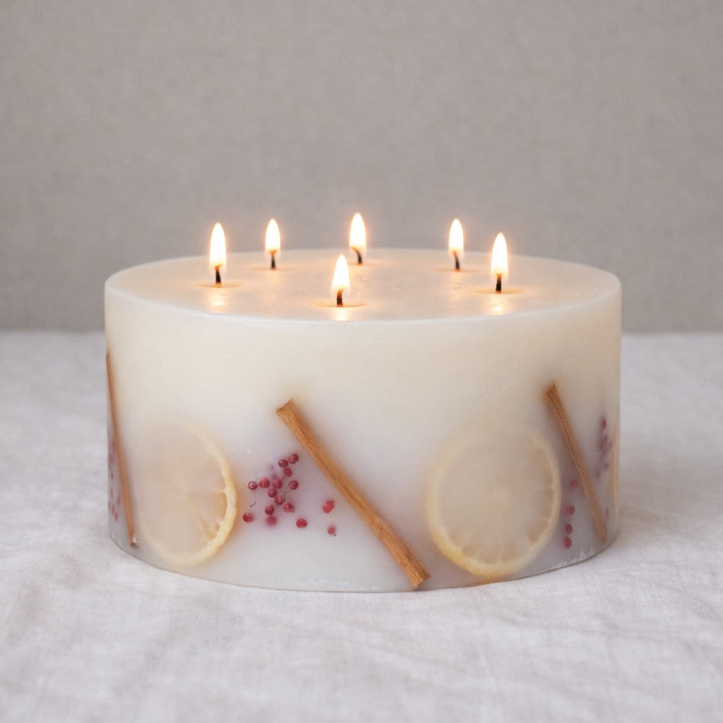 CINNAMON SPICE 200mm 6 wick botanical candle