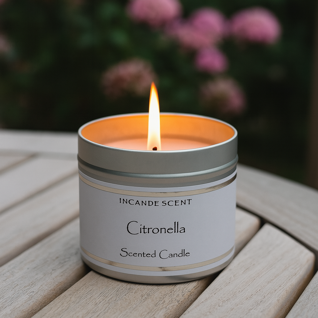 CITRONELLA tin candle 200g