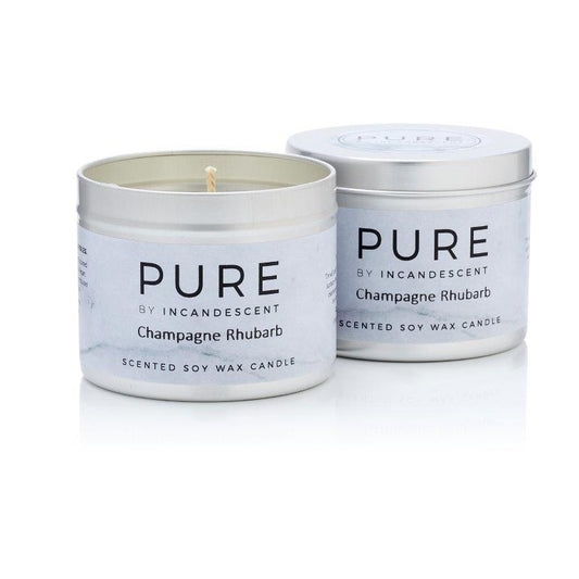 CHAMPAGNE RHUBARB PURE SOY candle 200g