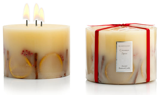 CINNAMON SPICE 150mm 3 wick botanical candle