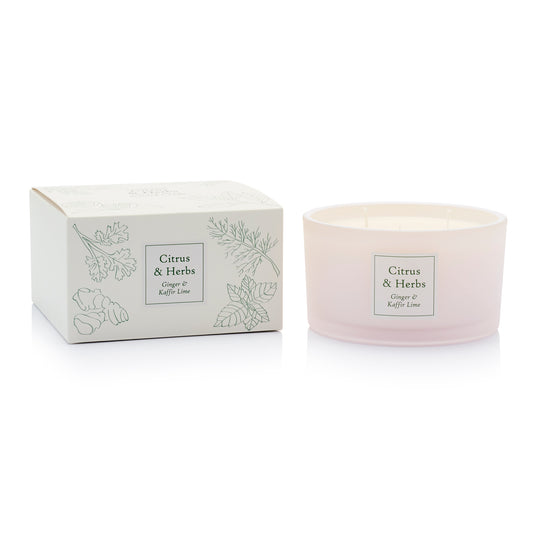 Citrus & Herbs 3 Wick 400g Candle