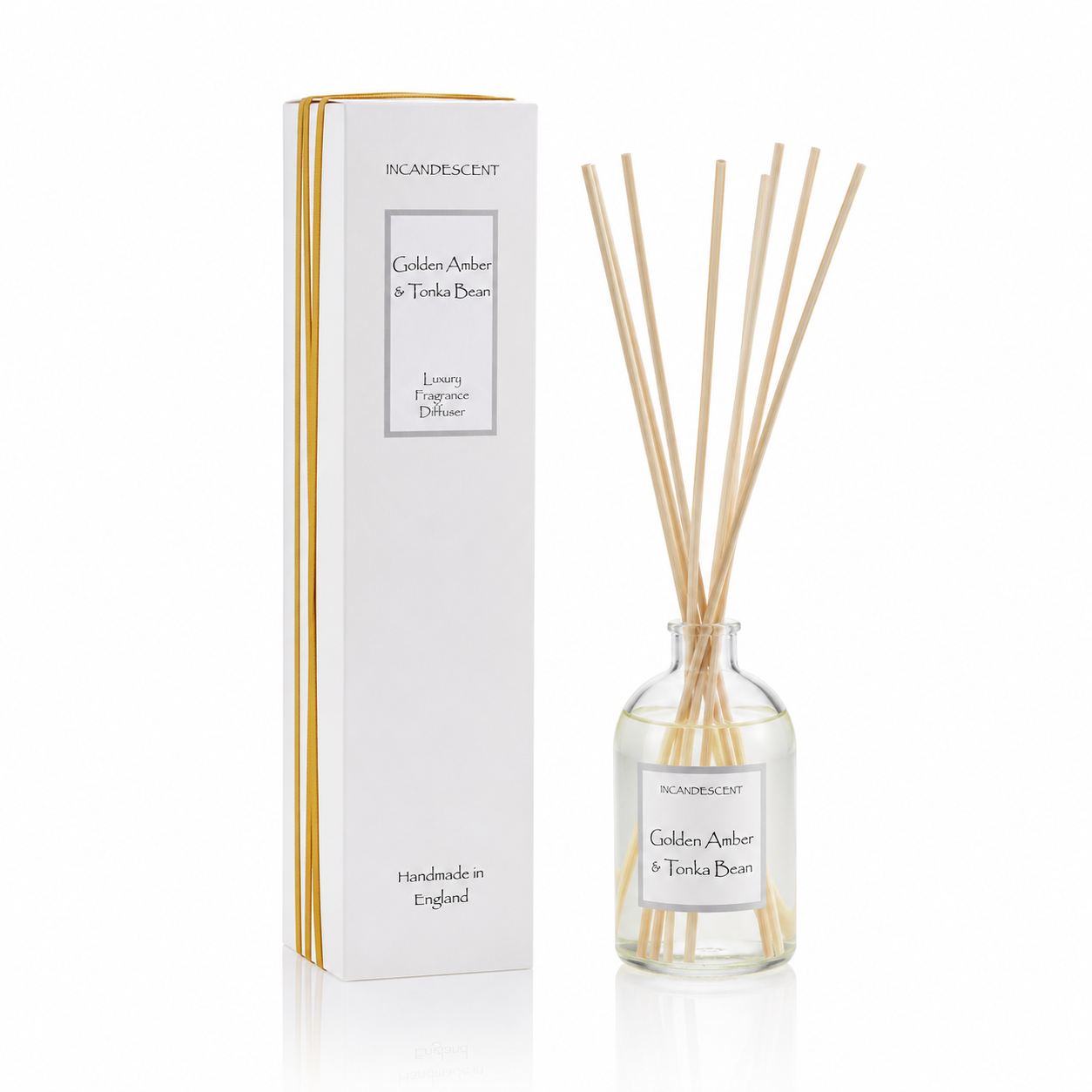GOLDEN AMBER & TONKA BEAN fragrance diffuser 100ml