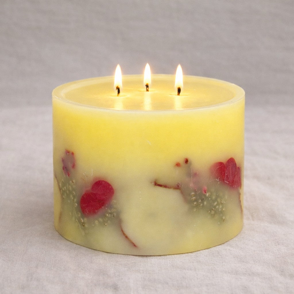 MOROCCAN ROSE 150mm 3 wick botanical candle