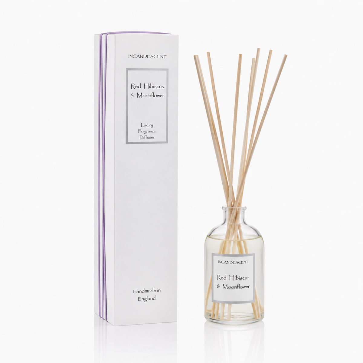 RED HIBISCUS & MOONFLOWER fragrance diffuser 100ml