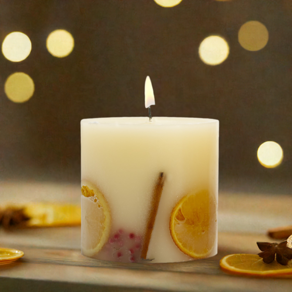 CINNAMON SPICE 100mm botanical candle