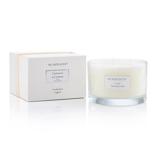 CEDARWOOD & CASHMERE large 4 wick candle 1000g