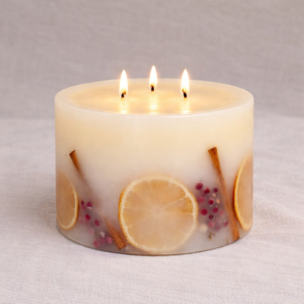 CINNAMON SPICE 150mm 3 wick botanical candle