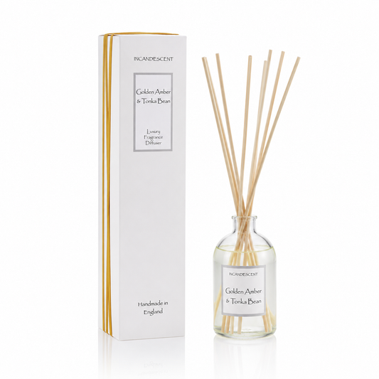 GOLDEN AMBER & TONKA BEAN fragrance diffuser 100ml