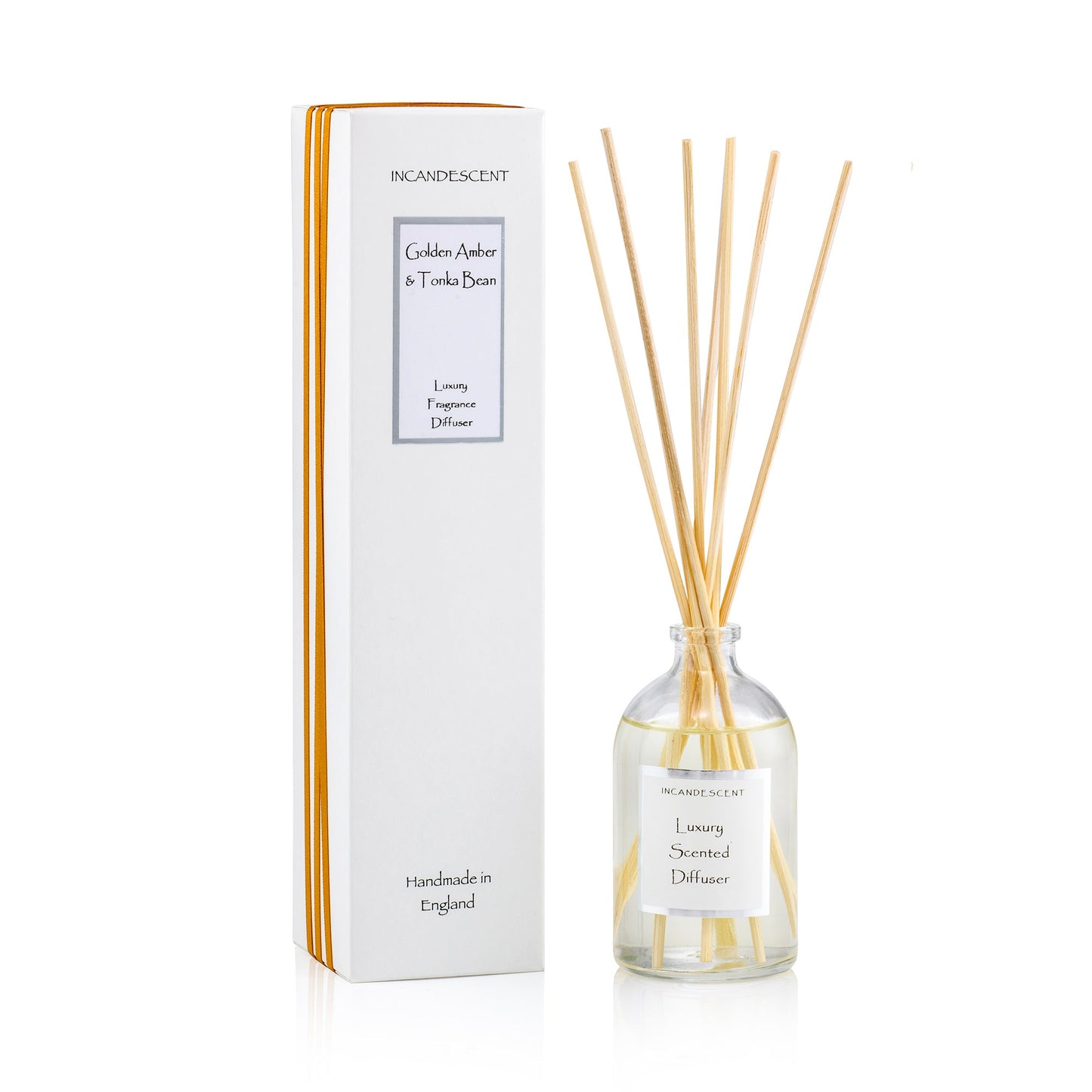 GOLDEN AMBER & TONKA BEAN fragrance diffuser 100ml