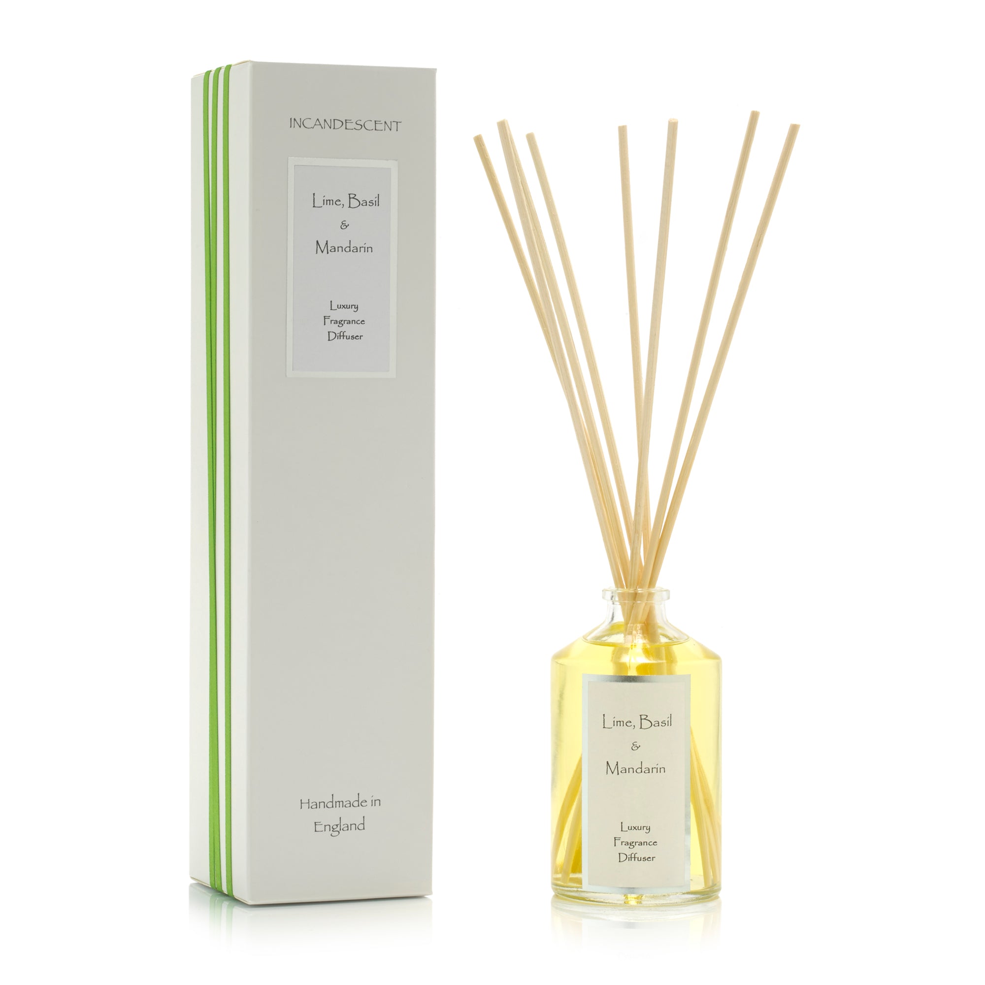 LIME, BASIL & MANDARIN fragrance diffuser 100ml – INCANDESCENT