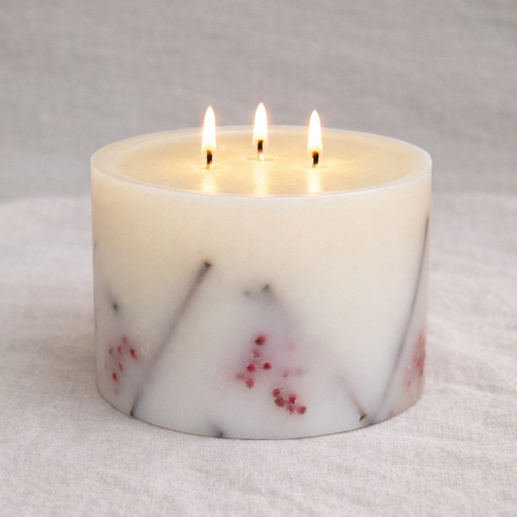 POMEGRANATE 150mm 3 wick botanical candle