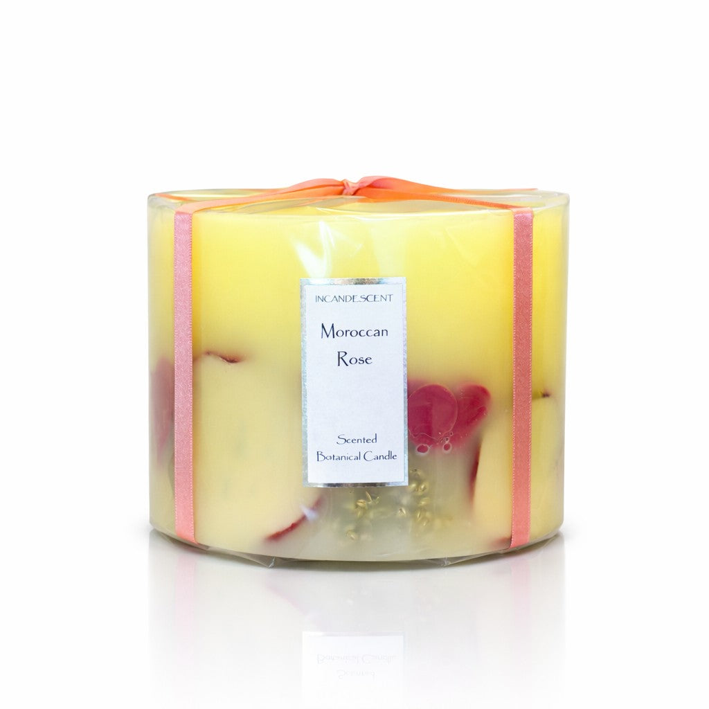 MOROCCAN ROSE 150mm 3 wick botanical candle