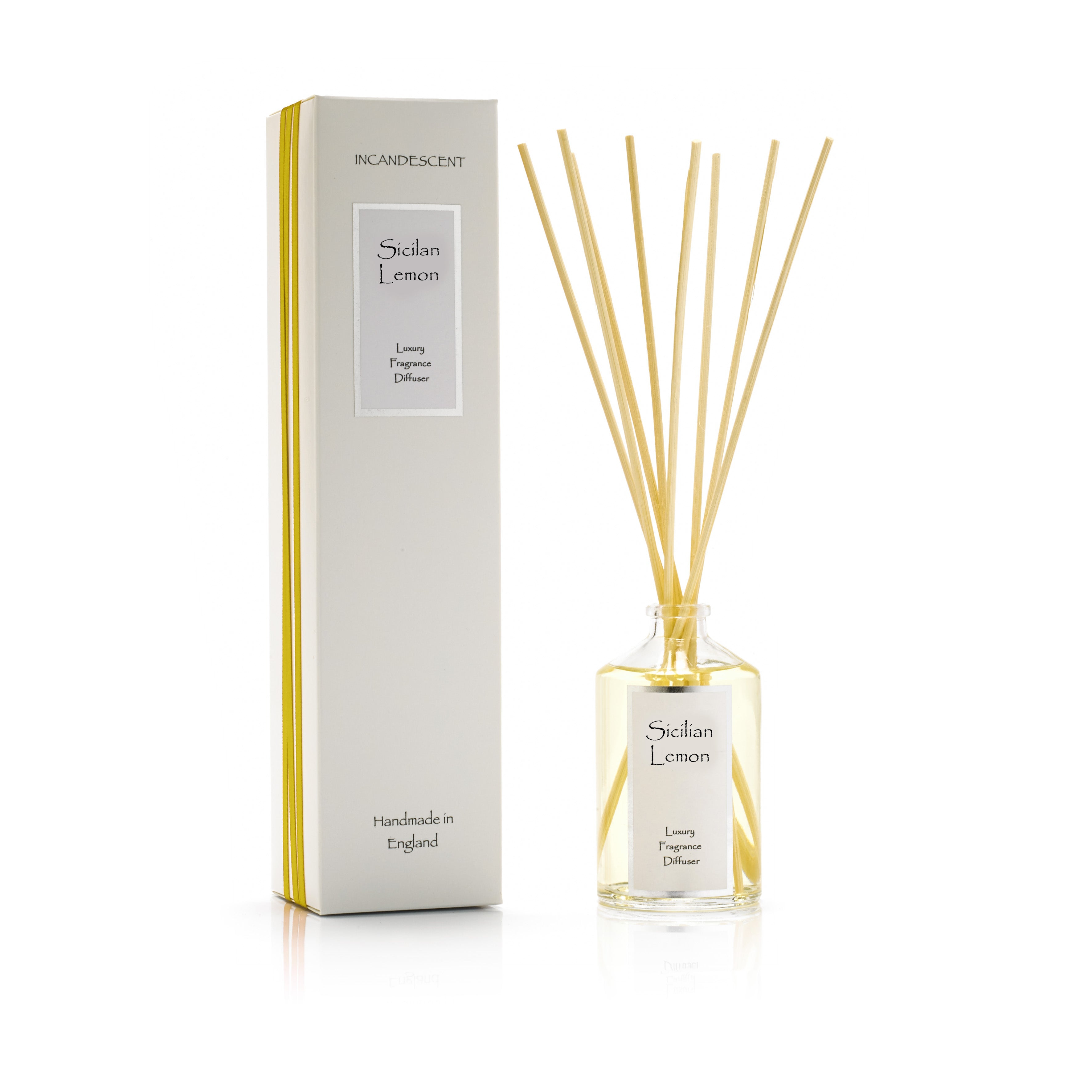 SICILIAN LEMON fragrance diffuser 100ml – INCANDESCENT