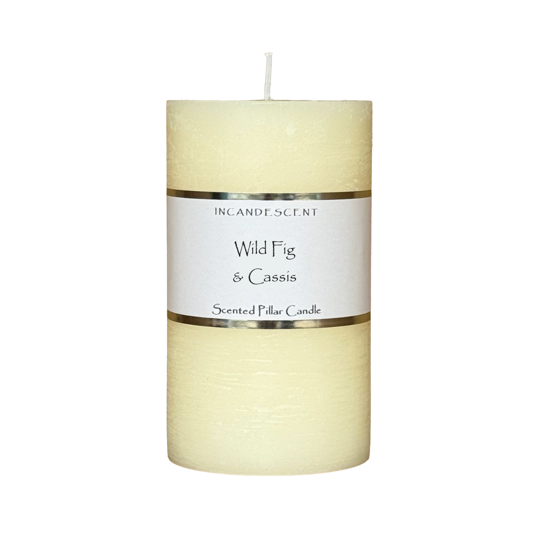 WILD FIG & CASSIS rustic pillar candle